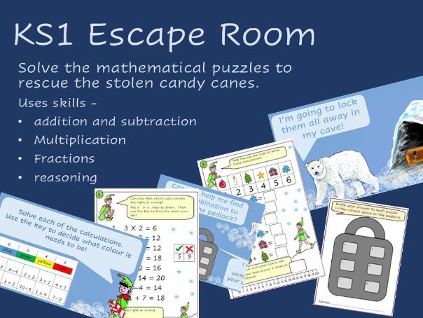 Festive Escape Room - Maths KS1