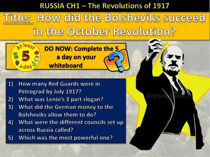 Edexcel GCSE History 9–1: Russia L9 – How Did the Bolsheviks Succeed in the October Revolution?