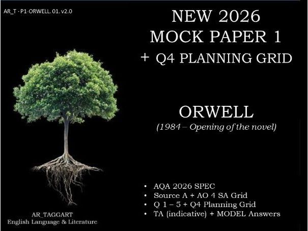 ORWELL PAPER 1 | 2026 FULL MOCK | Q4 PLAN