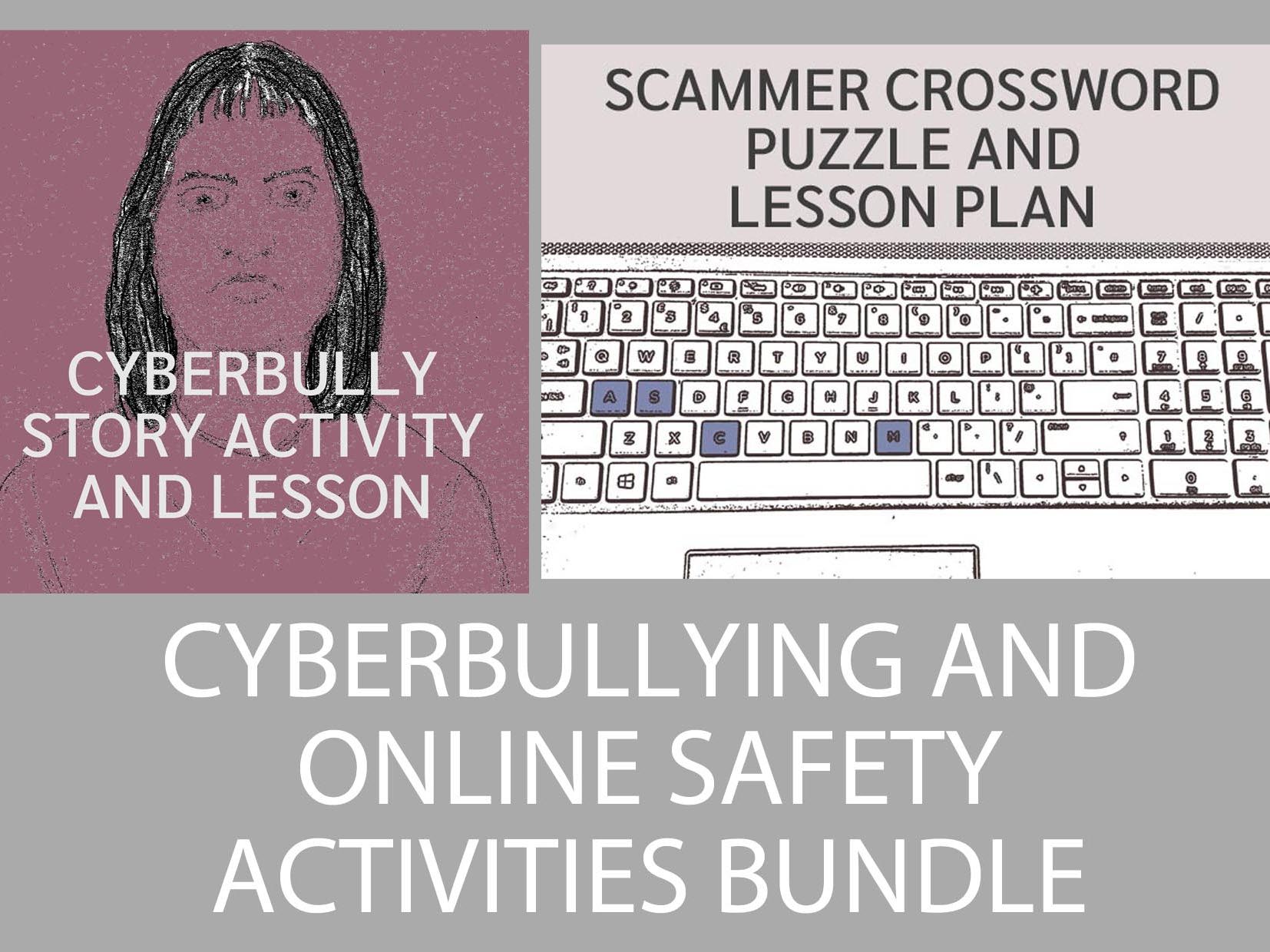 Cyberbullying and Online Safety Activities Bundle (US)
