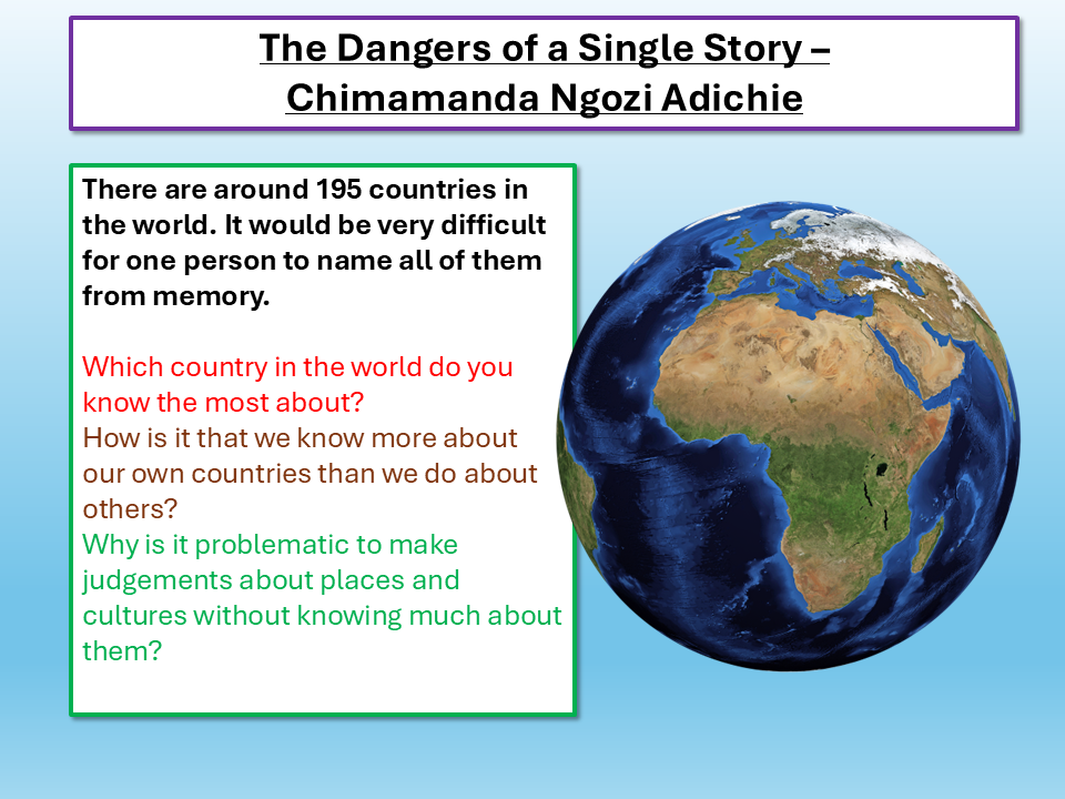 Dangers of a Single Story Chimamanda Adichie