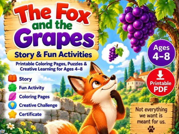 The Fox and the Grapes Activities