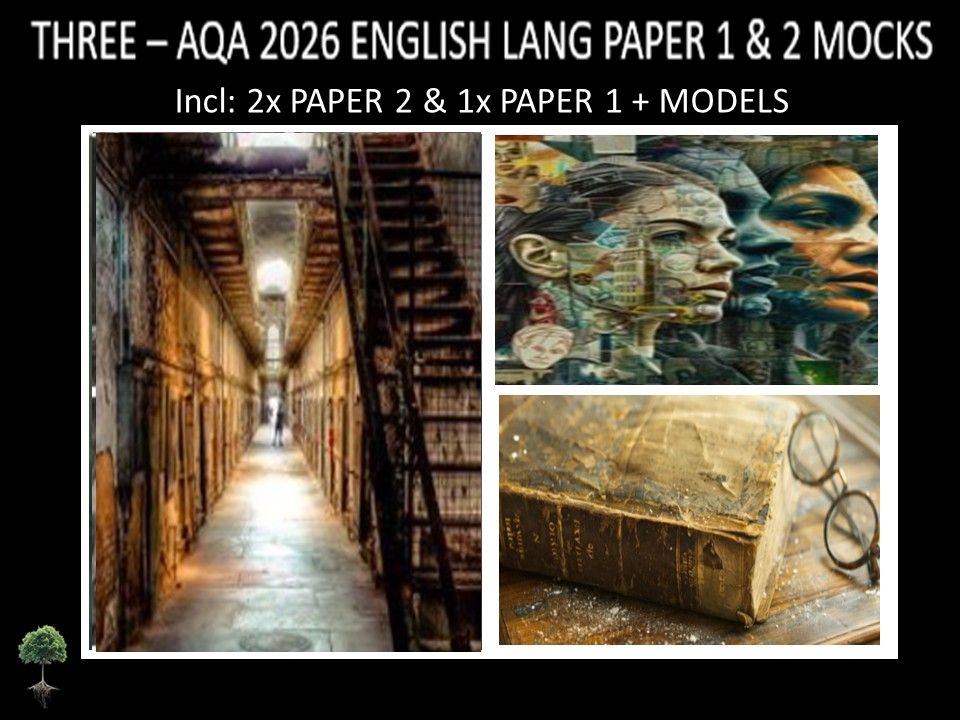 THREE - AQA PAPER 1 & 2 | 2026 FULL MOCKS | MODELS