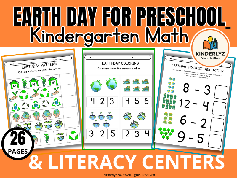 Spring Earth Day Activities for Kindergarten