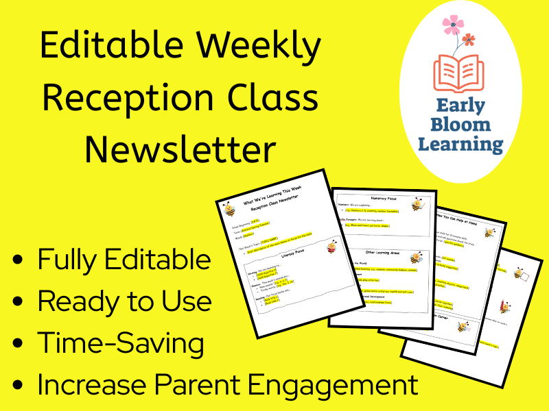 What We're Learning This Week - Reception Class Newsletter