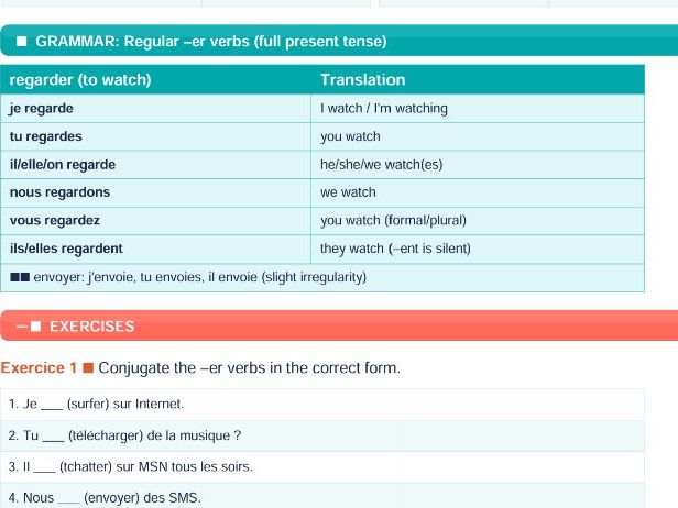 Year 7 KS3 French — Complete Summer Revision Booklet | Studio 1 Rouge | Modules 1–5