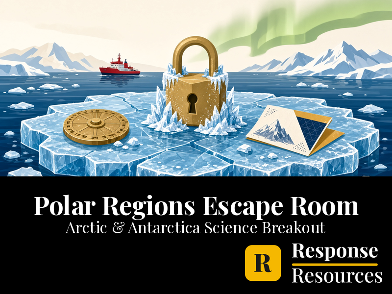 Polar Regions Digital Escape Room - Arctic & Antarctica Science Breakout