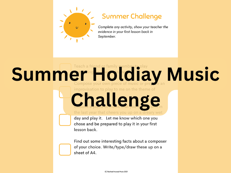 Summer Holiday Music Challenge