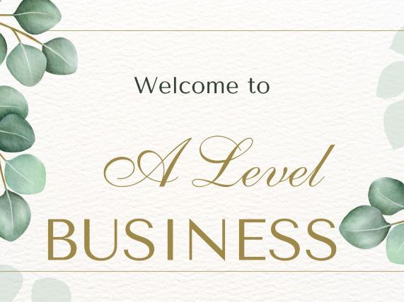 A Level Business Set of 10 Displays