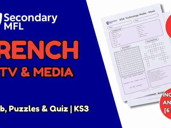 KS3 French Activity Pack: TV and Media Vocabulary