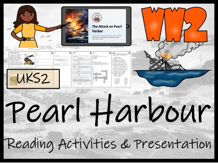 Attack on Pearl Harbour Reading Comprehension Activities | Year 5 or Year 6