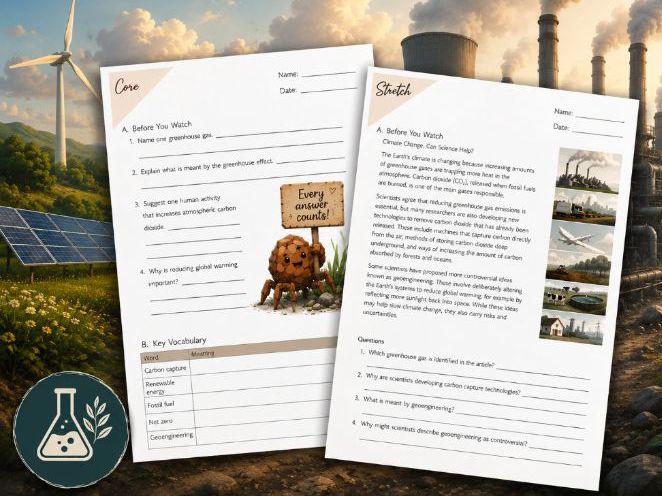 Can We Cool The Planet: Documentary Worksheet