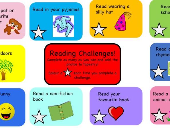 EYFS/KS1 Book Week Reading Challenges