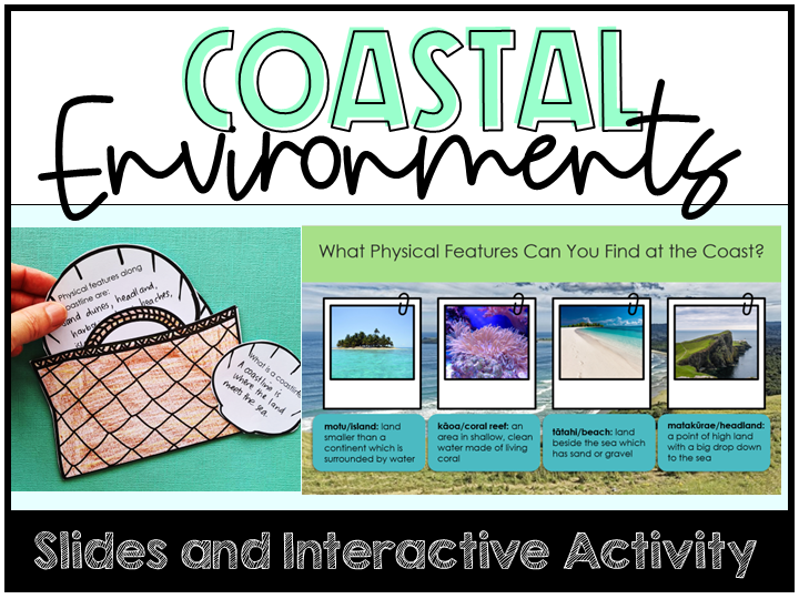 Year 3 Geography NZ Curriculum Coastal Environments Lesson Slides Activities