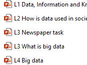 OCR Data Analytics: F200 Fundamentals of data analytics (L1,2,3,4)