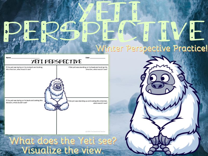 Yeti Perspective Worksheet – Spatial Reasoning & Visual Thinking