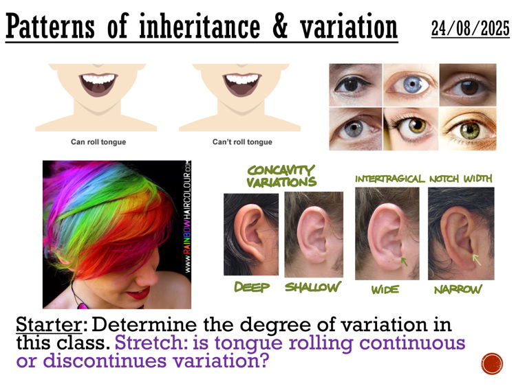 Inheritance and variation - complete lesson (A2)