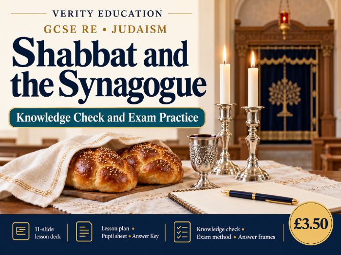 GCSE RE Judaism: Shabbat and the Synagogue — Knowledge Check and Exam Practice