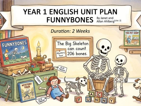 Year 1 English Unit Plan Funnybones (Janet and Allan Ahlberg)