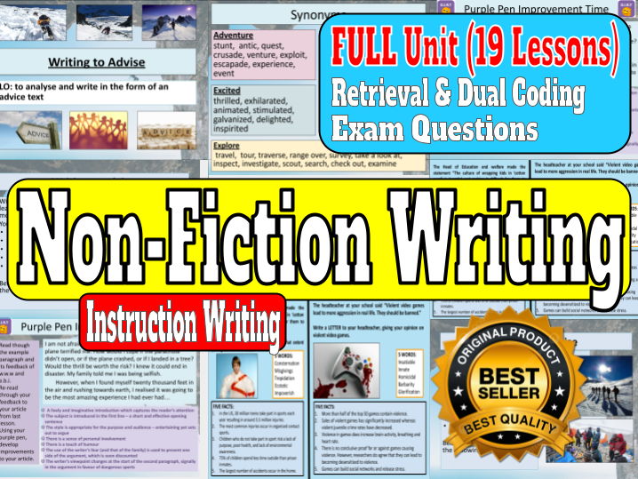 Instruction Writing Non-Fiction Writing