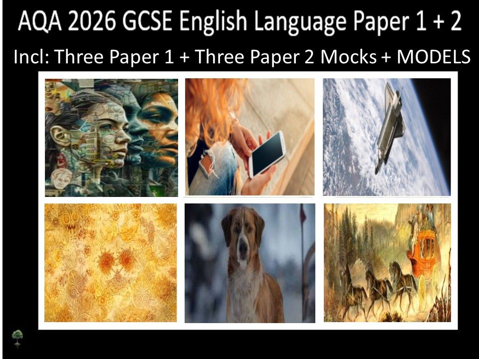 Six AQA 2026 GCSE English Language Paper 1 & 2 Mocks | Models