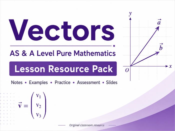 11 - Vectors Teacher Pack - Pearson Edexcel AS/A-Level Pure Mathematics