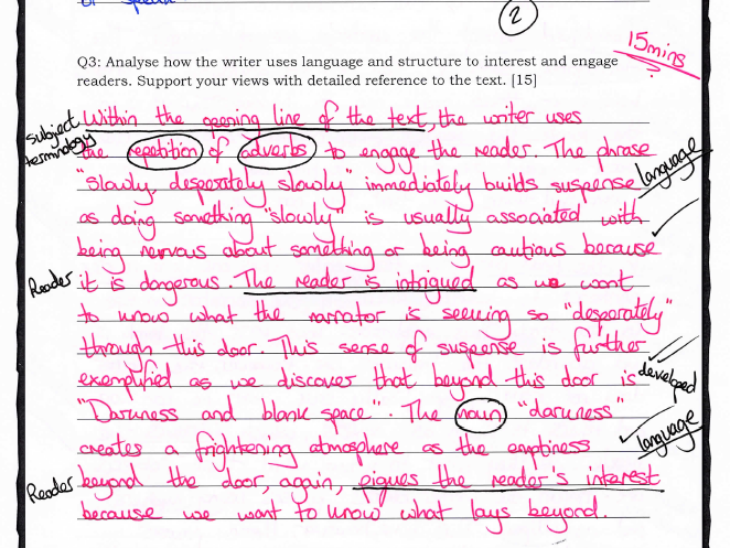 Edexcel English Language Paper 2 - Grades 9-1