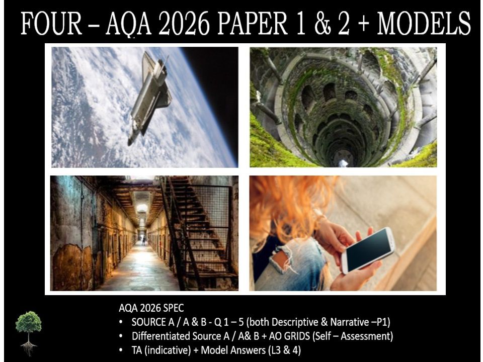FOUR - AQA PAPER 1 & 2 | 2026 FULL MOCKS | MODELS