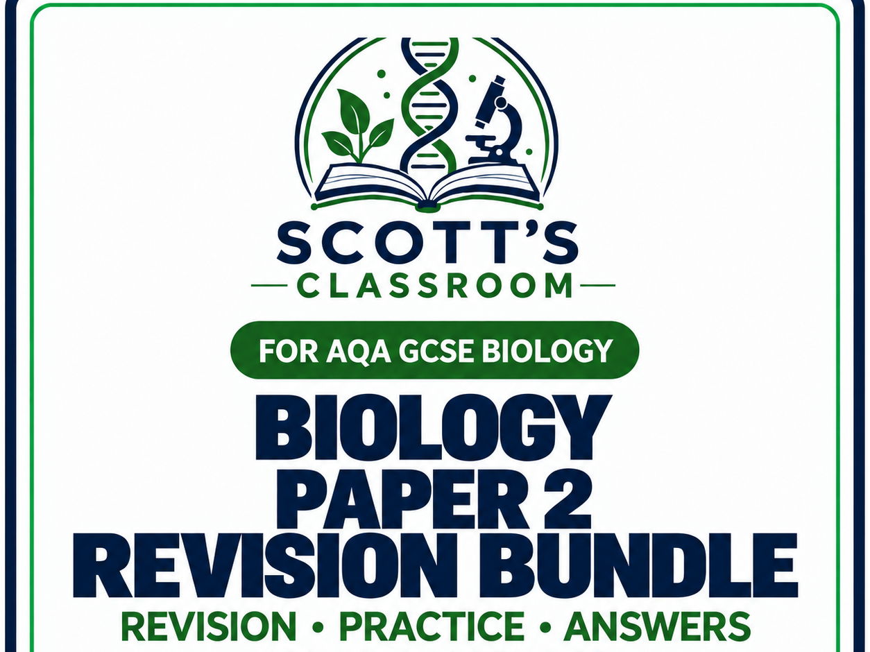 AQA GCSE Biology Paper 2 Revision Bundle with Answers