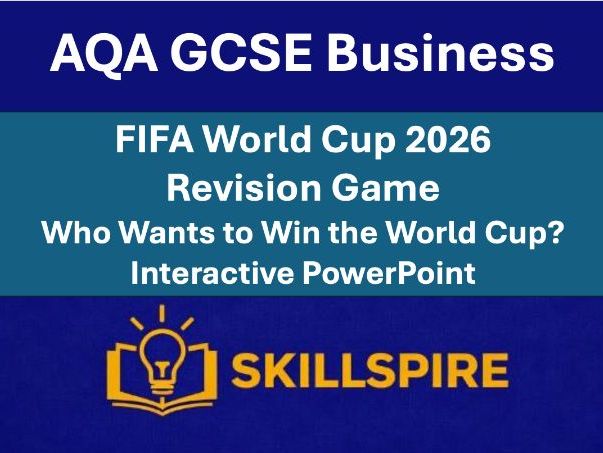 FIFA World Cup 2026 | AQA GCSE Business Revision Game | PowerPoint