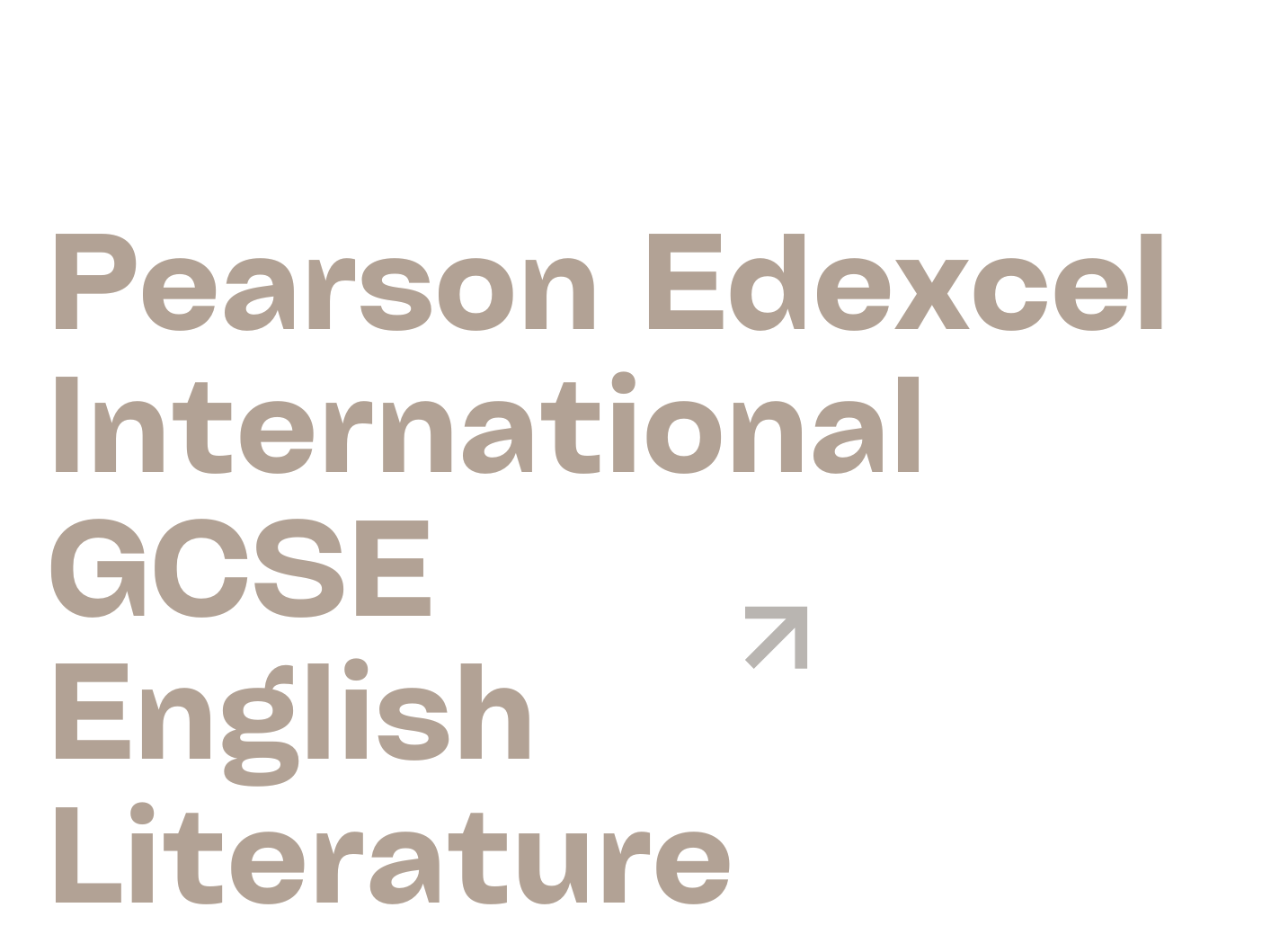 IGCSE English Literature Edexcel Past Paper Questions Complete Bundle