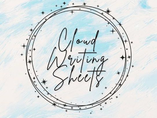Cloud Writing Worksheets