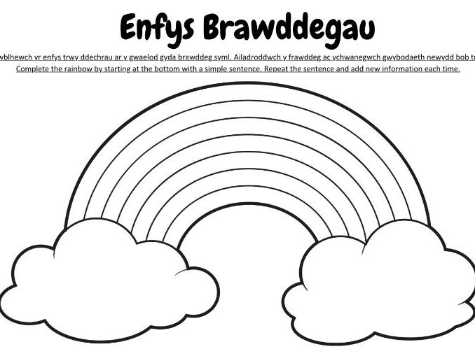 Welsh sentence rainbow