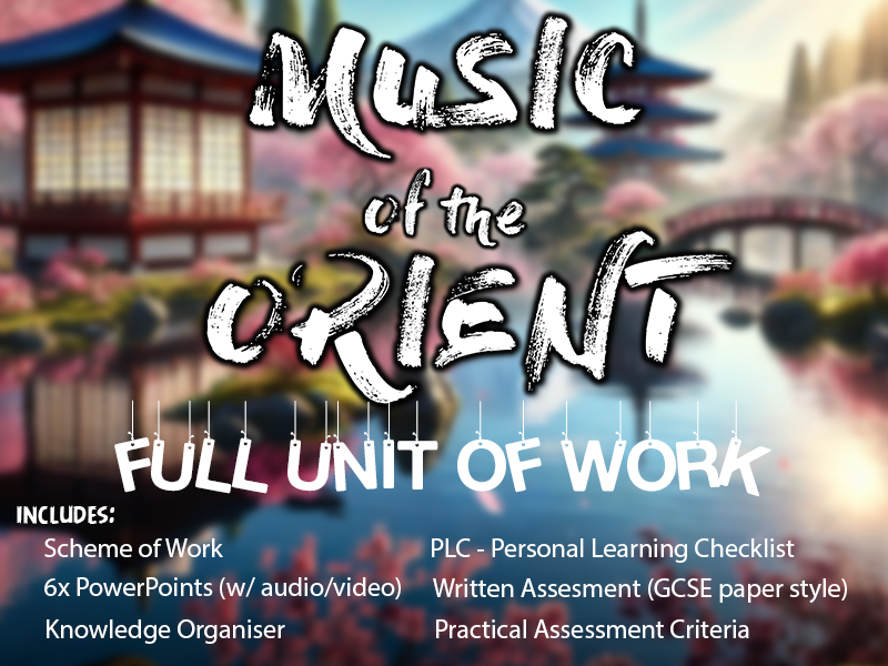 Full Scheme of Work - Music of the Orient (Japanese Music - Keyboards)