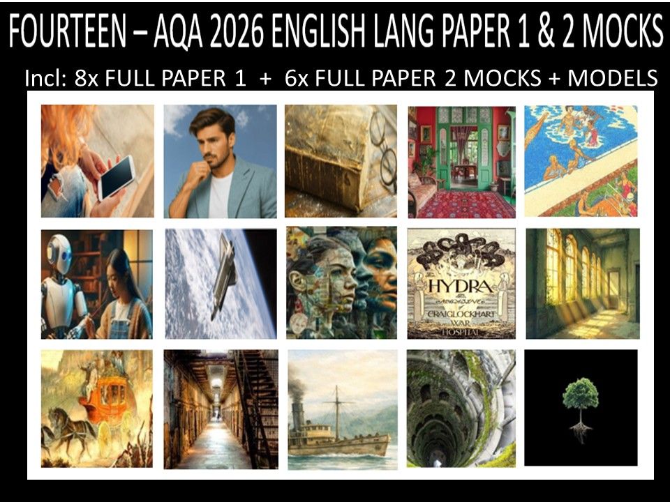 FOURTEEN - AQA PAPER 1 & 2 | 2026 FULL MOCKS | MODELS