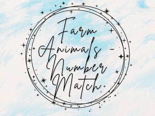 Farm Animals - Number Match