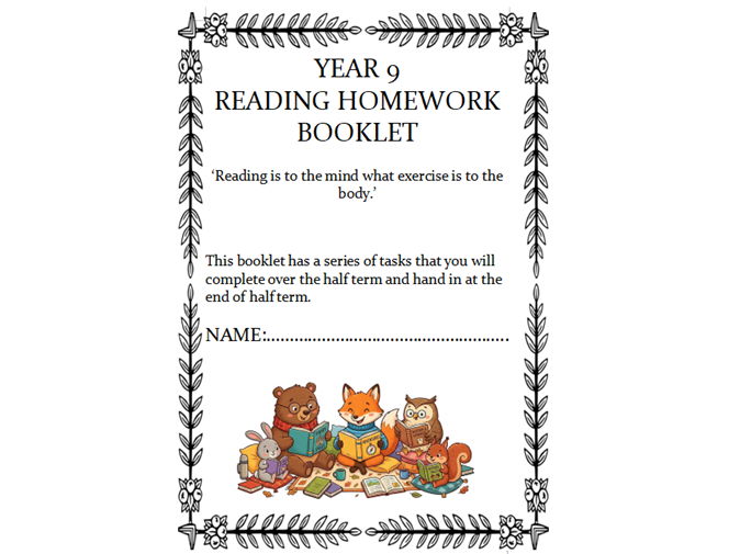 Year 9 Homework Booklet