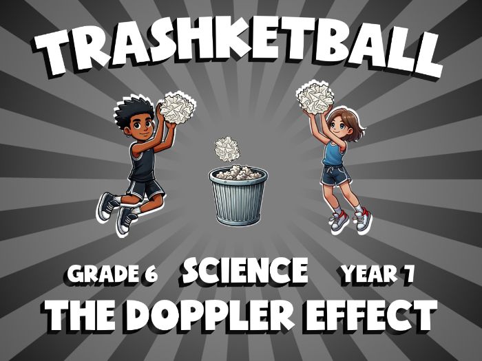 The Doppler Effect TRASHKETBALL Science Game | No-Prep Year 7 Review Activity