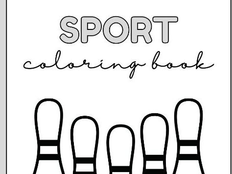 Sports Colouring Book | Sports-Themed Colouring Pages | PE Activity