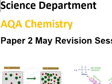 GCSE AQA Chemistry Paper 2 Revision Session