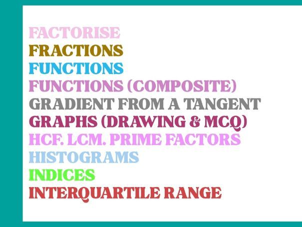 Gradient from a Tangent | IGCSE Linear A | Higher | 4MA1 | Maths