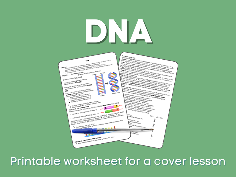DNA Cover lesson