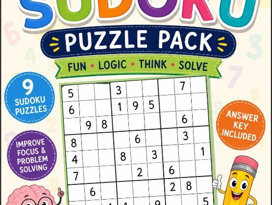 Beginner Sudoku Puzzle Pack