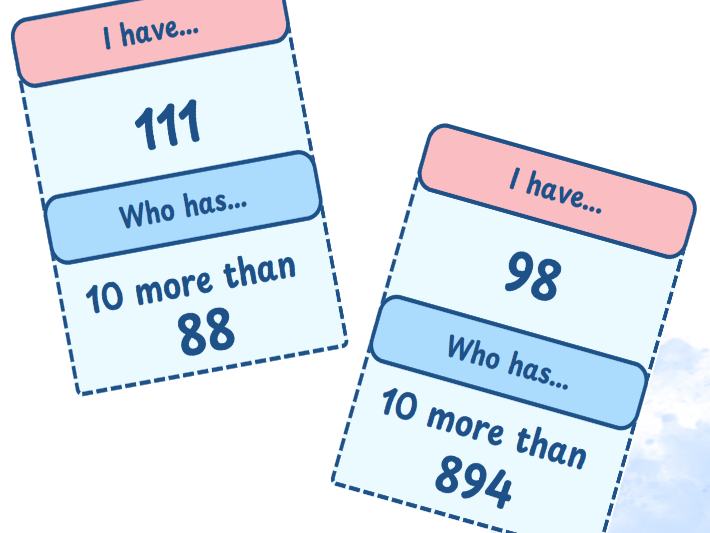 10/100 more loop card game