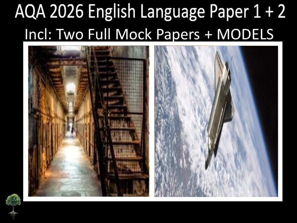 Two AQA 2026 English Language Paper 1 + 2 Mocks | MODELS