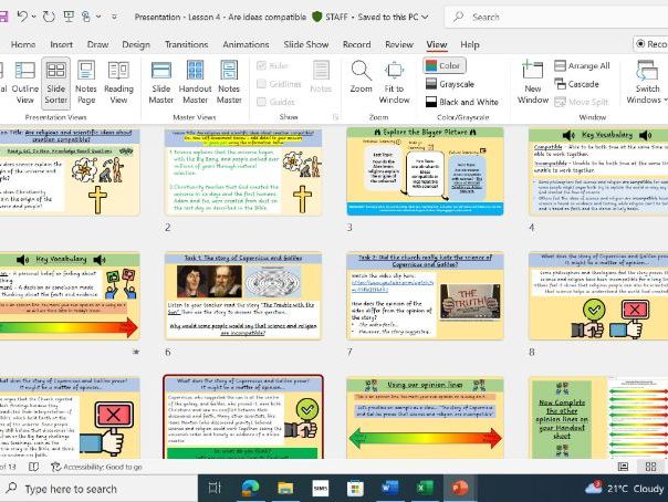 “Are scientific and religious ideas on origin stories compatible? - Lesson 4 (Free sample) - KS3 RS