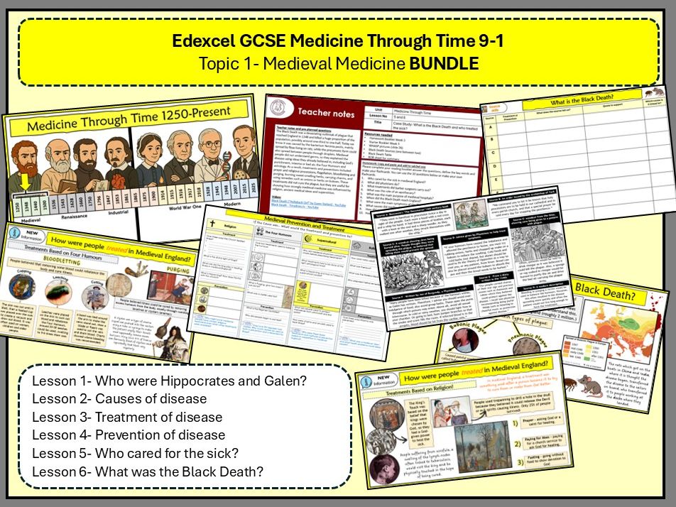 Topic 1- GCSE Medieval Medicine Edexcel