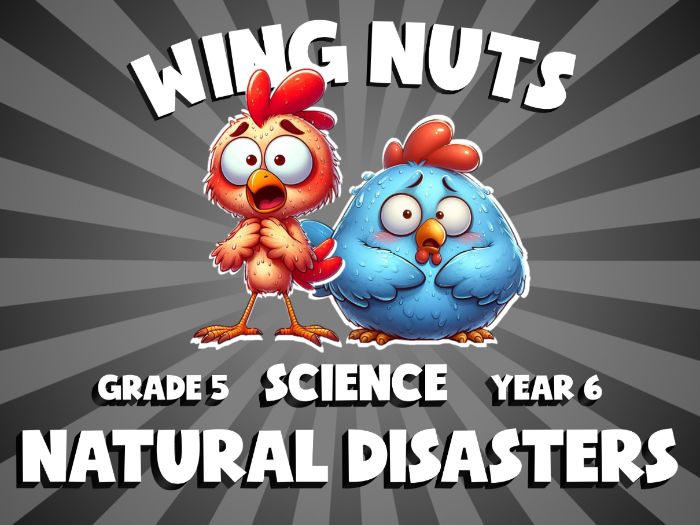 Natural Disasters WING NUTS Science Game | No-Prep Year 6 Review Activity