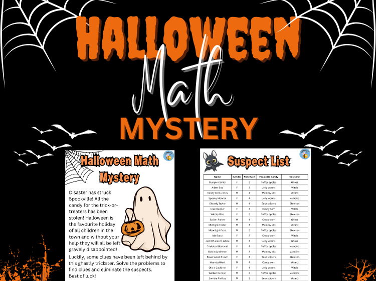 Halloween Math Mystery (5th Class)