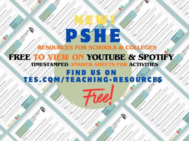 Remote Careers PSHE Podcast Worksheets